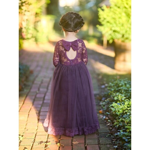 girls dress open