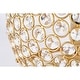 preview thumbnail 7 of 13, Gizella 10 Inch Glam Crystal Matte Gold Table Lamp 1-Light - N/A
