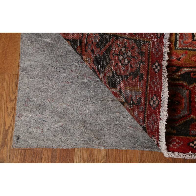 Vintage Vegetable Dye Heriz Persian Area Rug Hand-knotted Wool Carpet - 10'2" x 13'5"