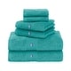 preview thumbnail 13 of 34, Southern Tide Performance 5.0 Cotton Blend 6-Piece Towel Set Towel Set - Aqua