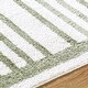 preview thumbnail 16 of 28, Livabliss Scandinavian Fossay Shag Stripe Washable Area Rug