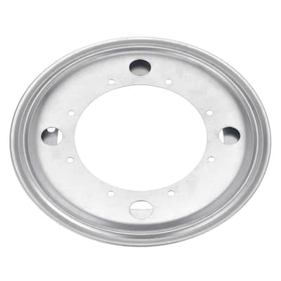 9inch Metal Lazy Susan Turntable Rotating Swivel round Shape Silver Tone 1Pcs - Silver Tone