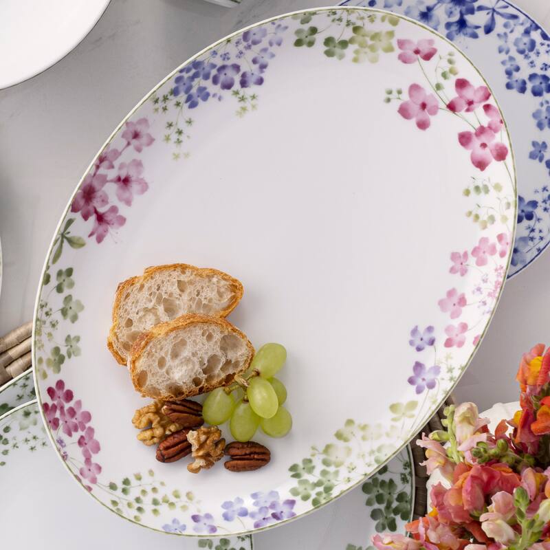 Noritake Bloomington Road Oval Platter, 14"