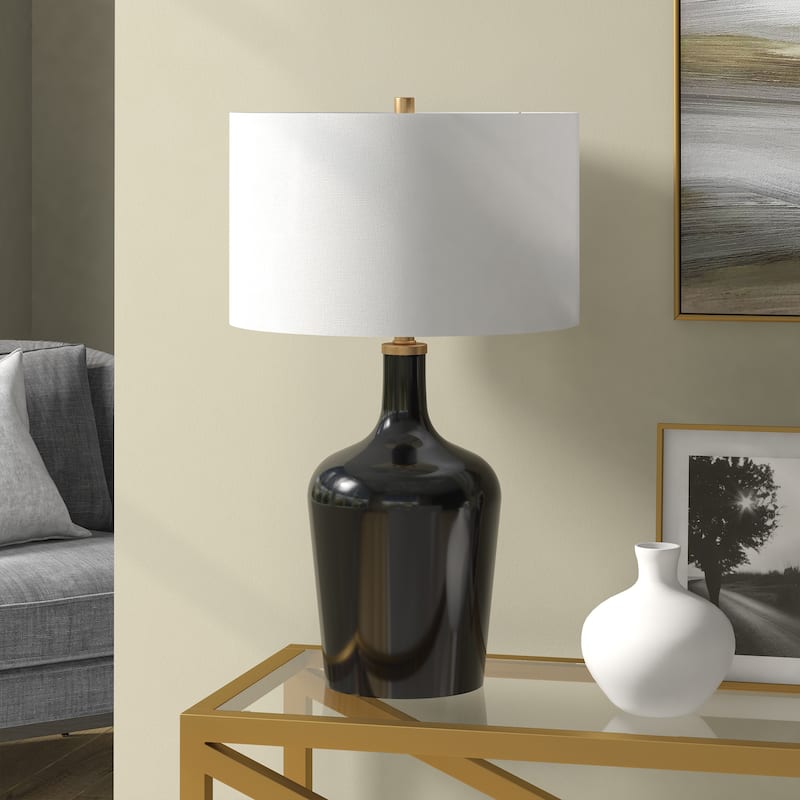Sebago 25" Tall Table Lamp with Fabric Shade - 15" Wide
