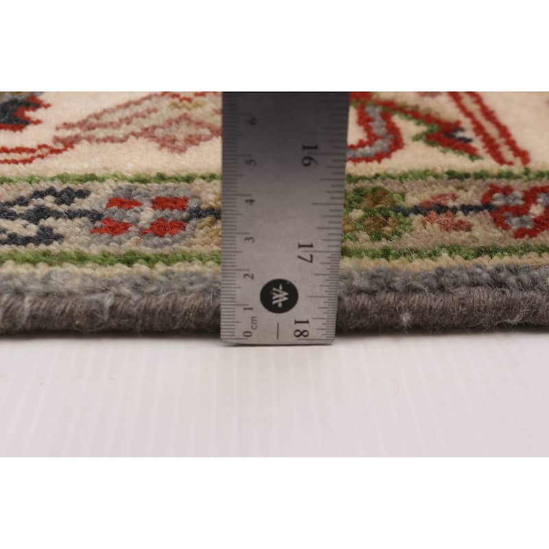ECARPETGALLERY Hand-knotted Serapi Heritage Dark Grey Wool Rug - 8'0 x 9'10