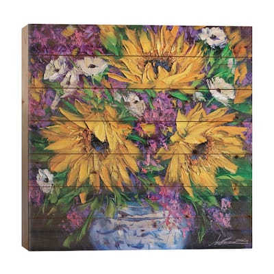 Delight Print On Wood by Willson Lau - Multi-Color