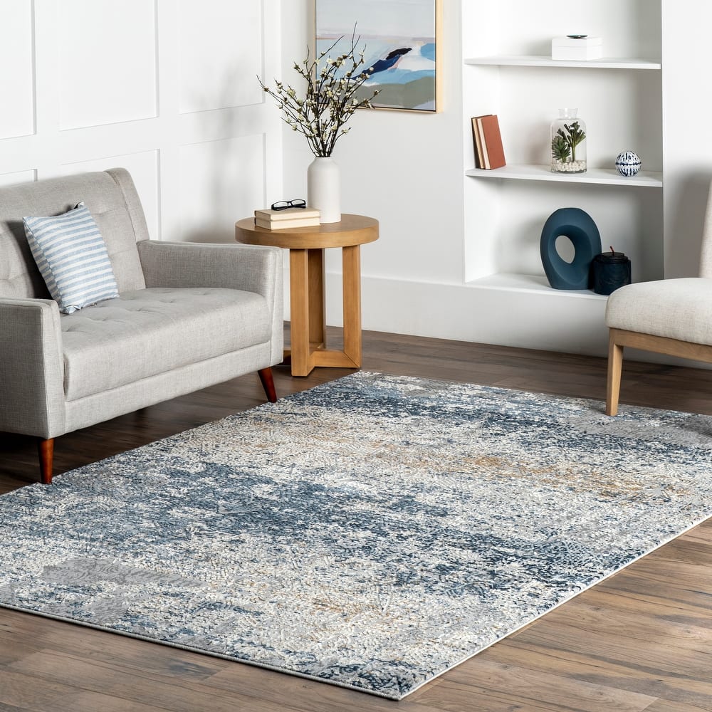 Nuloom Wilde Abstract Distressed Area Rug