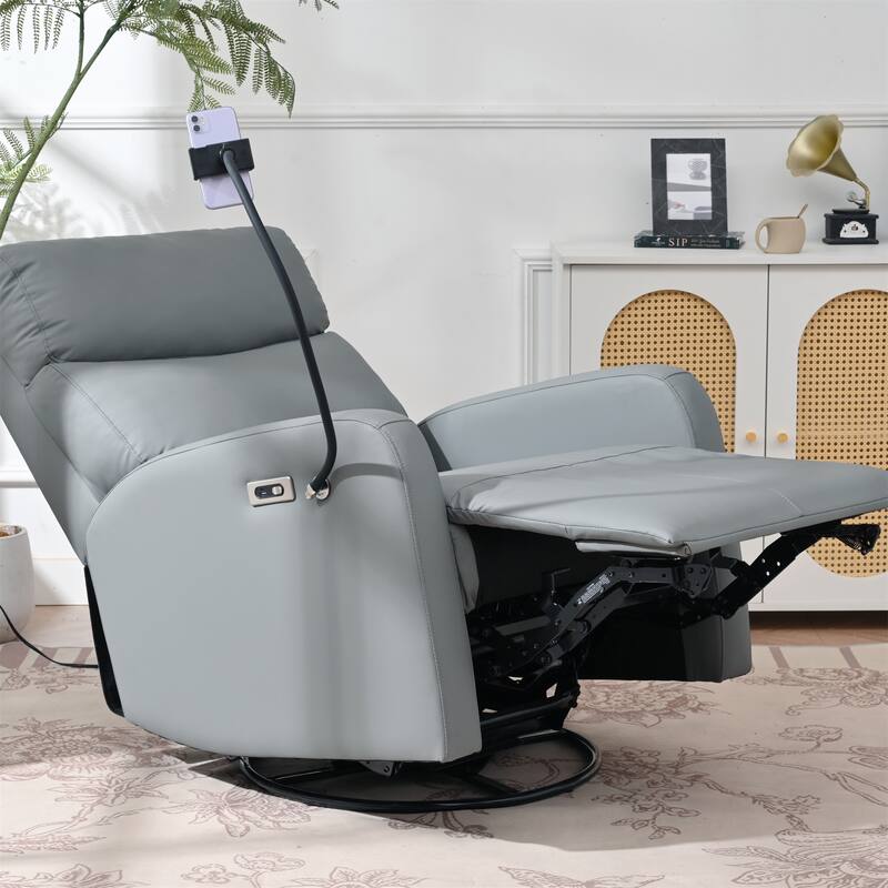 270° Power Swivel Rocker Recliner Chair