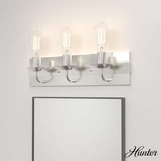 Hunter Perch Point Vanity Wall Light - Industrial, Modern Mountain, Rustic, Transitional - Damp Rated!