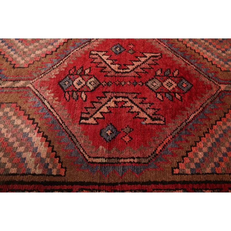 ECARPETGALLERY Hand-knotted Konya Anatolian Red Wool Rug - 3'8 x 10'4