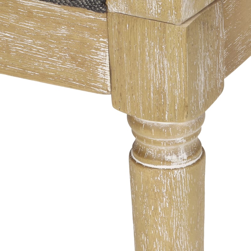 Roomfitters Natural Rattan Barrel Accent Chair, Cane Woven Backrest with Upholstered Seat