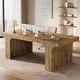 preview thumbnail 18 of 44, 70.9" Executive Desk, Large Wood Computer Office Desk, Writing Table Business Workspace Home Office Accent Desk
