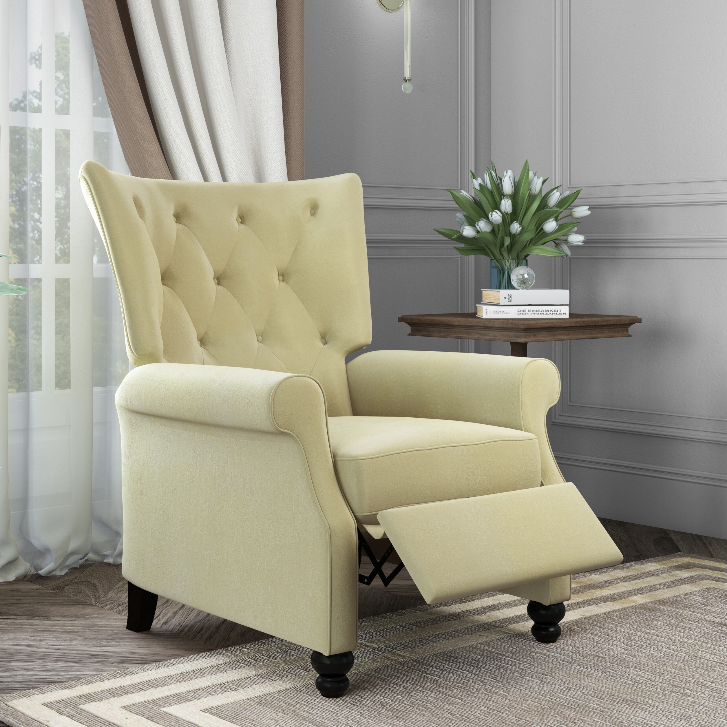 Copper Grove Plush Push back Recliner Chair On Sale Bed Bath