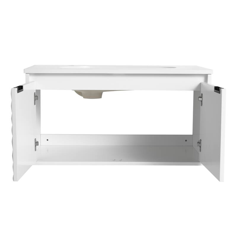 Topcraft Wall-Mounted Bathroom Vanity With Sink