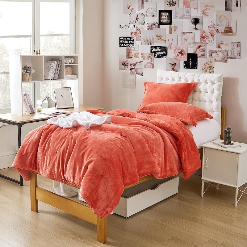 The Original Plush - Coma Inducer® Oversized Comforter Set - Living Coral