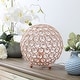 preview thumbnail 28 of 36, Elegant Designs Crystal Ball Sequin Chrome Table Lamp