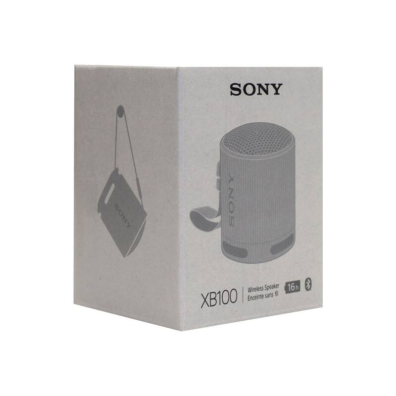 Sony WH-1000XM5 Noise-Canceling Wireless Over-Ear Headphones (Silver) + Sony XB100 Portable Waterproof Bluetooth Speaker (Gray)
