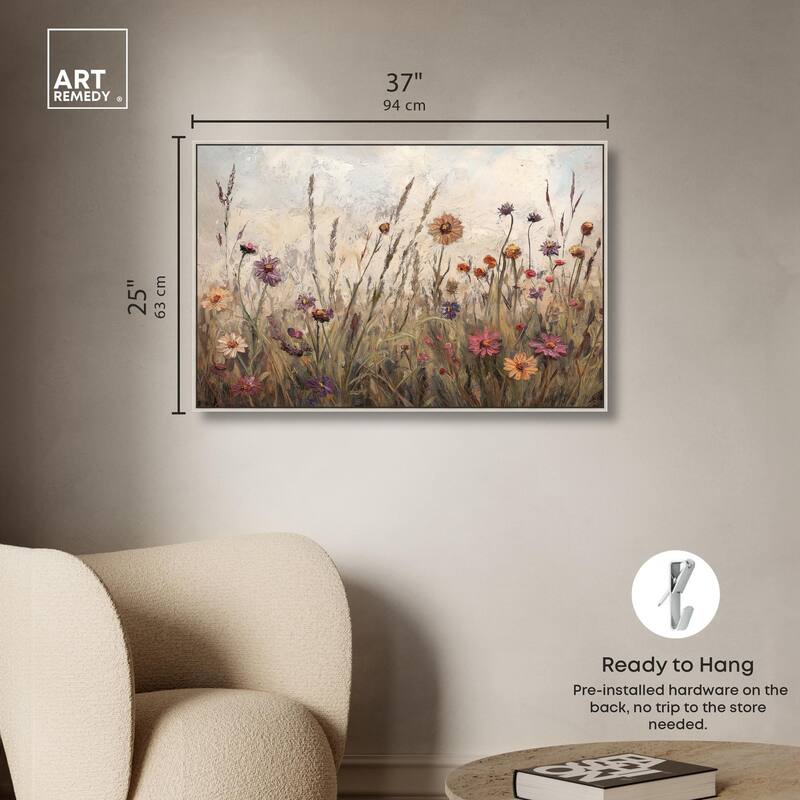 Vintage Blooms II Canvas by Art Remedy