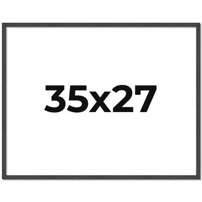 35x27 Frame Brown Solid Wood Picture Frame - Complete Modern Photo