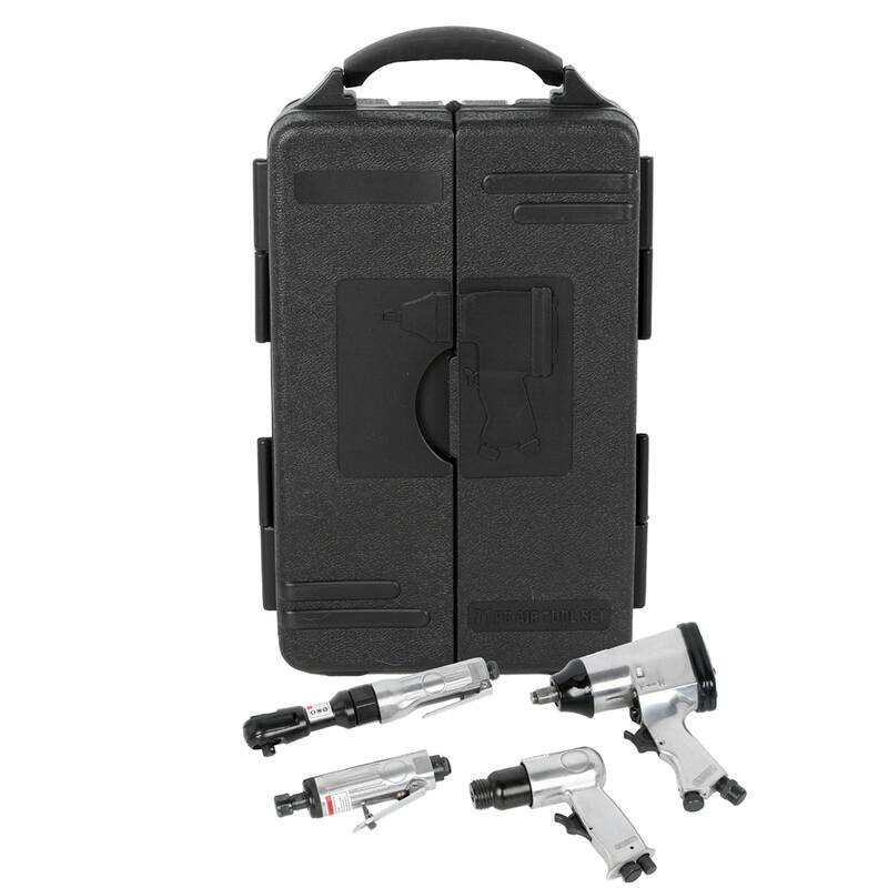 71 PCS Air Tool & Accessorie Kit,Impact Wrench,Air Ratchet,Die Grinder