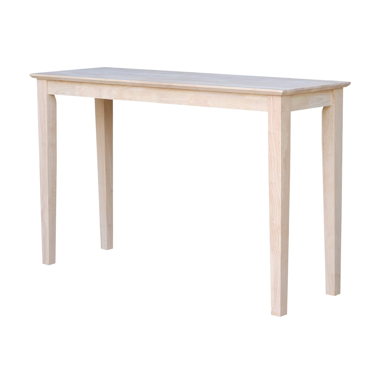 International Concepts Shaker 48-in Long Solid Wood Console Table