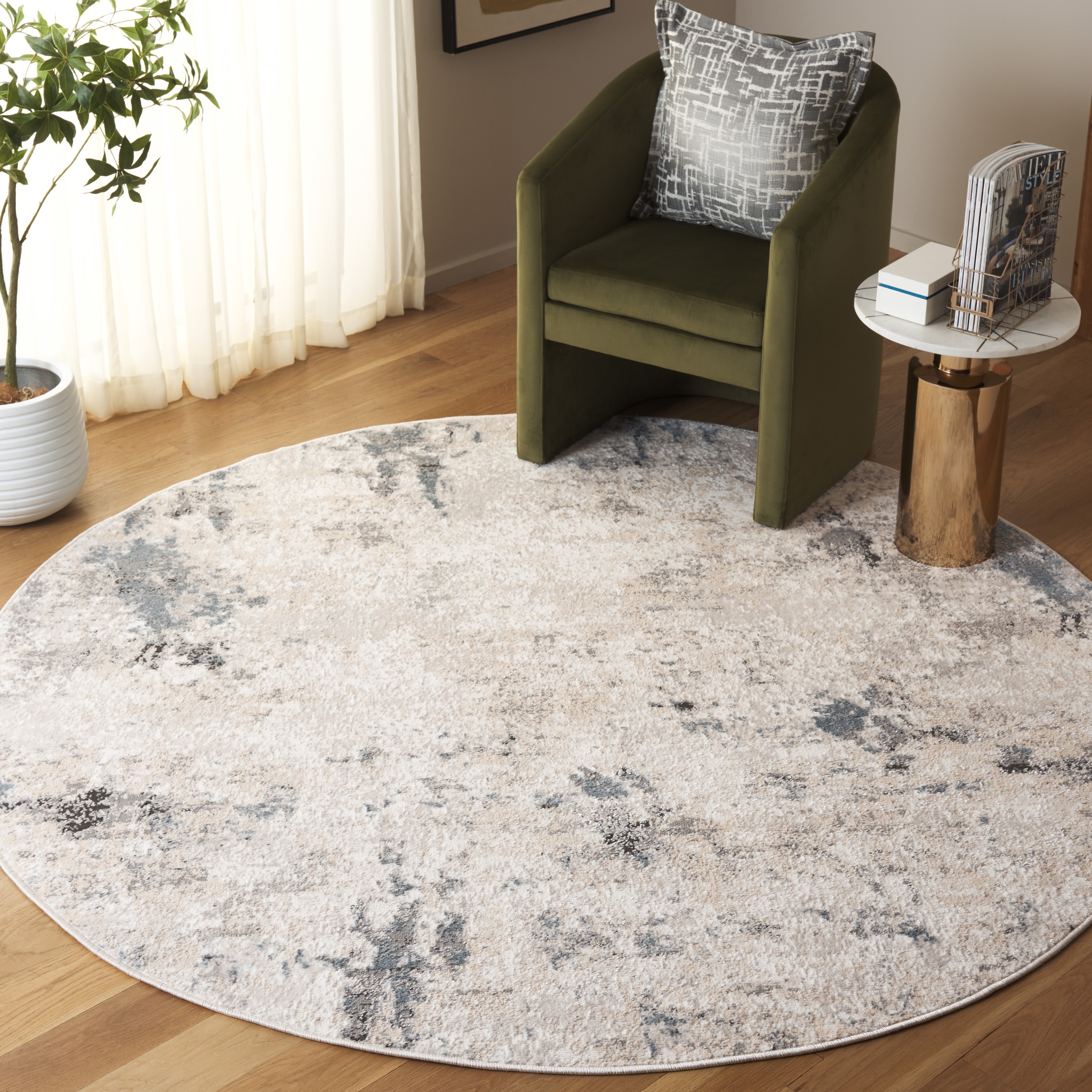 SAFAVIEH Quincy Lukrecija Modern Contemporary Abstract Rug