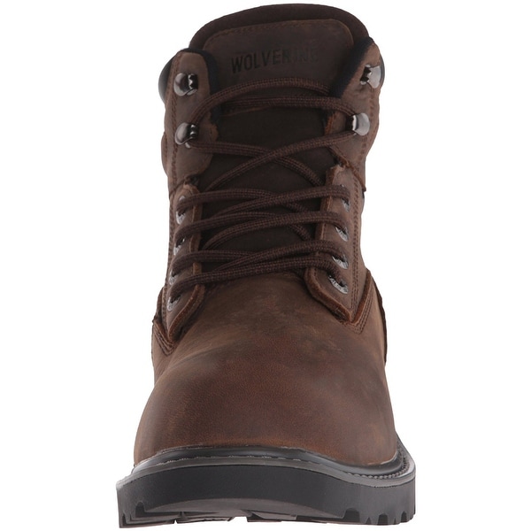 wolverine men's floorhand 6 inch waterproof steel toe work shoe