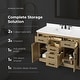 preview thumbnail 26 of 127, Bailey Bathroom Vanity with Power Bar