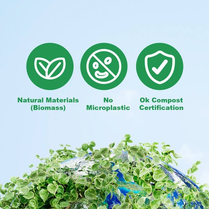 GreenHabit Sensitive Shower Ball - Biomass (PLA100%) No microplastic - one size