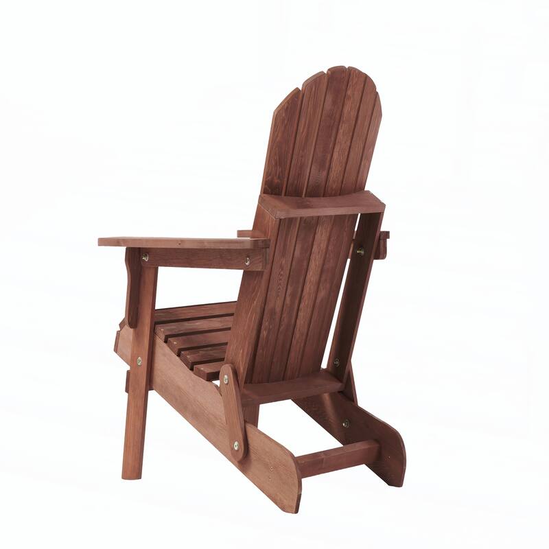 Oversize Wooden Outdoor Folding Adirondack Chair