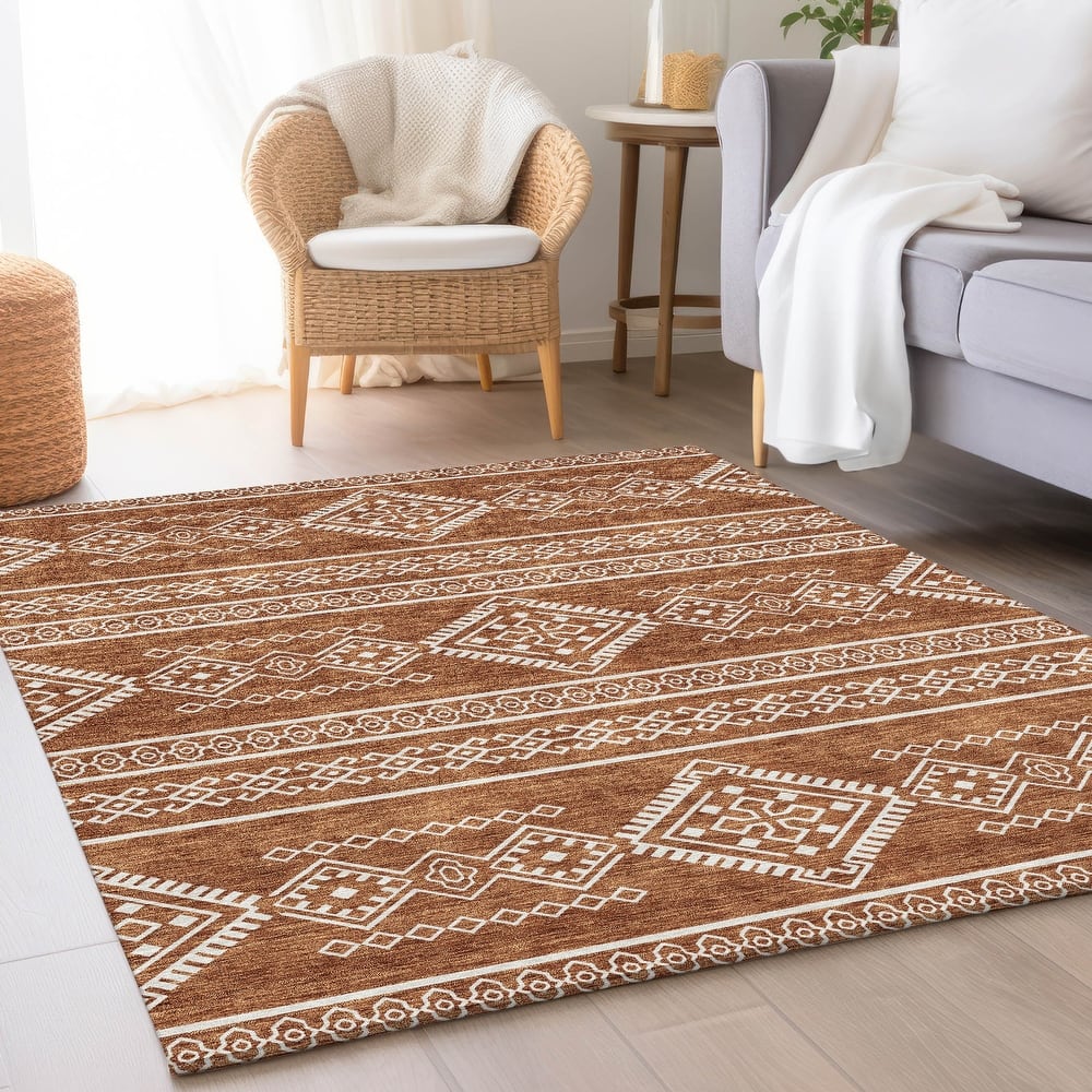 Premium Washable Super Soft Boho Globe Mayfield Rug