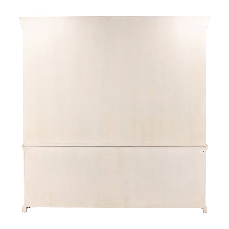 Furniture Classics Blakely Black Alder Glass Double Door Storage Cabinet