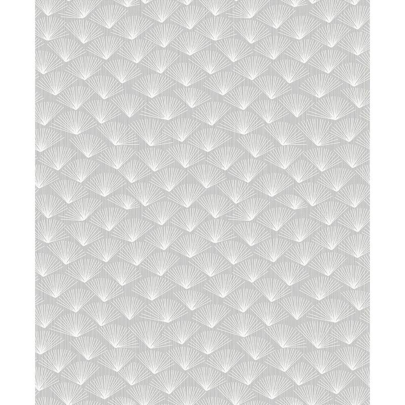 A-Street Prints Asteria Grey Fan Wallpaper