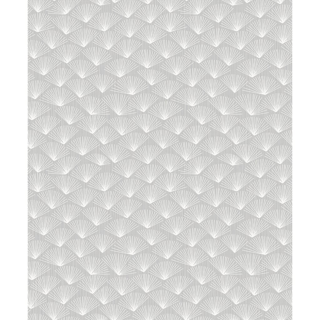 A-Street Prints Asteria Grey Fan Wallpaper