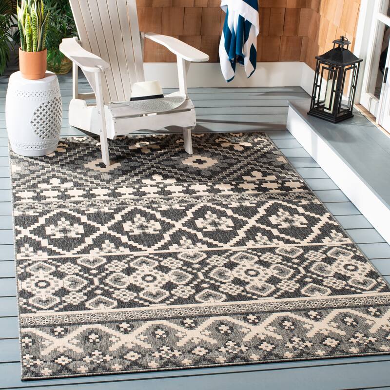 SAFAVIEH Veranda Annukka Indoor /Outdoor Waterproof Area Rug - 9' x 12'