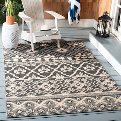 SAFAVIEH Veranda Annukka Indoor /Outdoor Waterproof Area Rug - 9' x 12'
