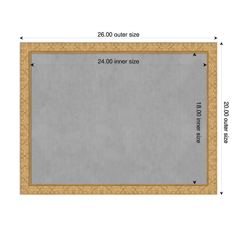 Amanti Art Lila Gold Framed - 26 x 20 in - Lila Gold