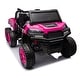 preview thumbnail 24 of 98, 24V Ride-On UTV Truck for Kids, 2-Seater, Remote Control, EVA Tires, Bluetooth, Music, & LED Lights