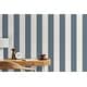 preview thumbnail 4 of 5, Fine Decor Tavish Blue Stripe Wallpaper