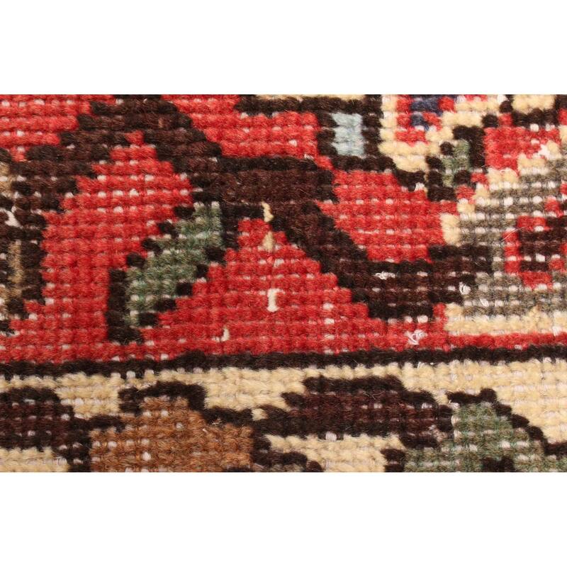 ECARPETGALLERY Hand-knotted Andelz Red Wool Rug - 4'6 x 6'7