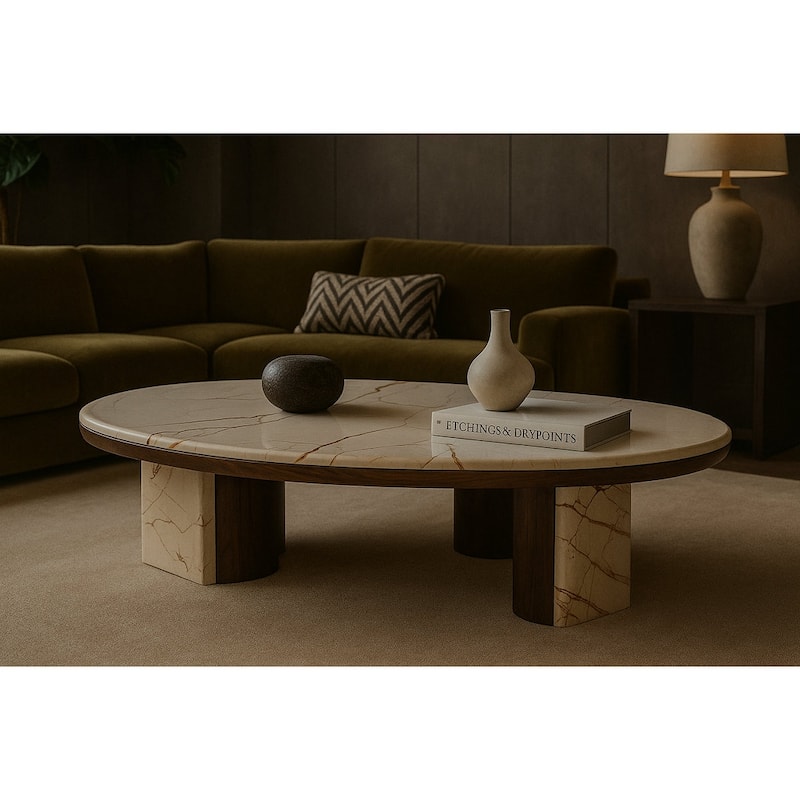 Canyon Marble Coffee Table