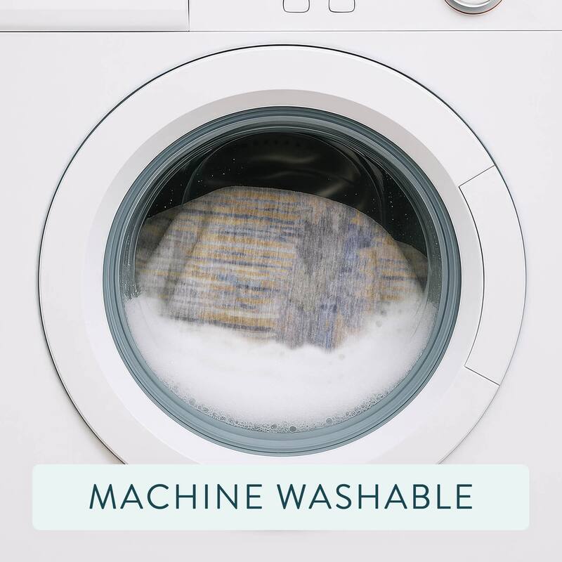 Machine Washable Indoor/ Outdoor Modern Ombre Chantille Rug