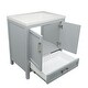 preview thumbnail 71 of 146, Nevado 37" Bathroom Vanity with Cultured Marble Vanity Top Sink in White with White Basin