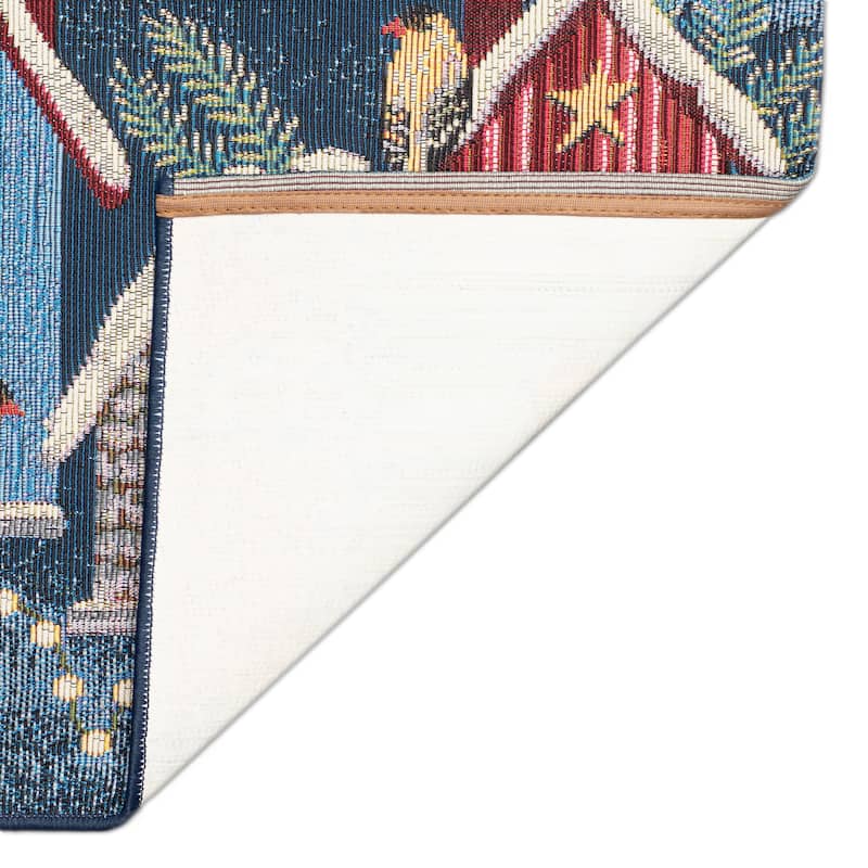 Liora Manne Esencia Birdhouse Holiday Indoor/Outdoor Mat
