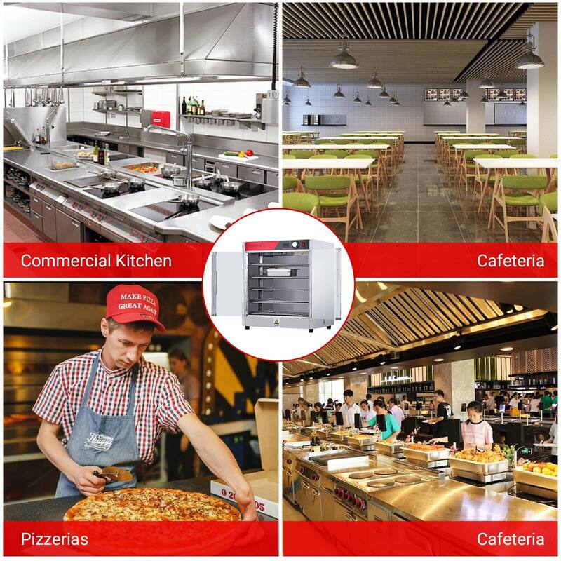 Food Warming Cabinet - Hot Box Food Warmer, 850W