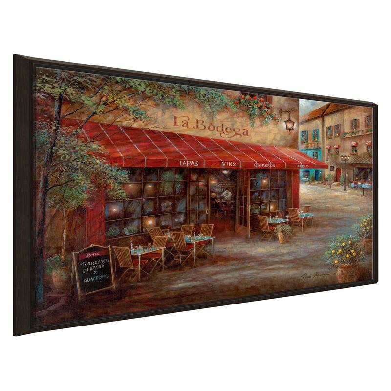 "La Bodega" by Ruane Manning Print on Floating Canvas