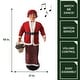 preview thumbnail 3 of 9, Fraser Hill Farm 58-In. Dancing Mrs. Claus with Basket, Life-Size Christmas Holiday Indoor Home Decoration