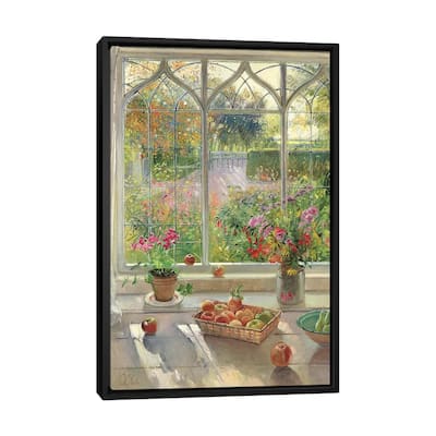 iCanvas "Autumn Fruit And Flowers" by Timothy Easton Framed Canvas Print