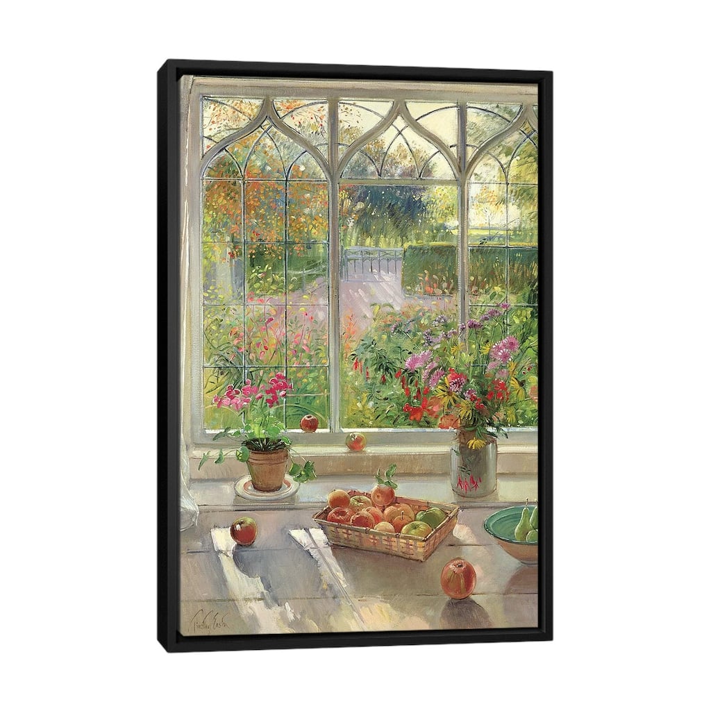 iCanvas "Autumn Fruit And Flowers" by Timothy Easton Framed Canvas Print