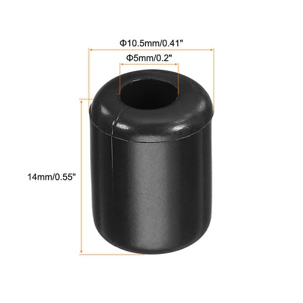 20Pcs Kitchen Sink Rack Feet 5mm ID x 10.5mm OD PVC Sink Grid Protector